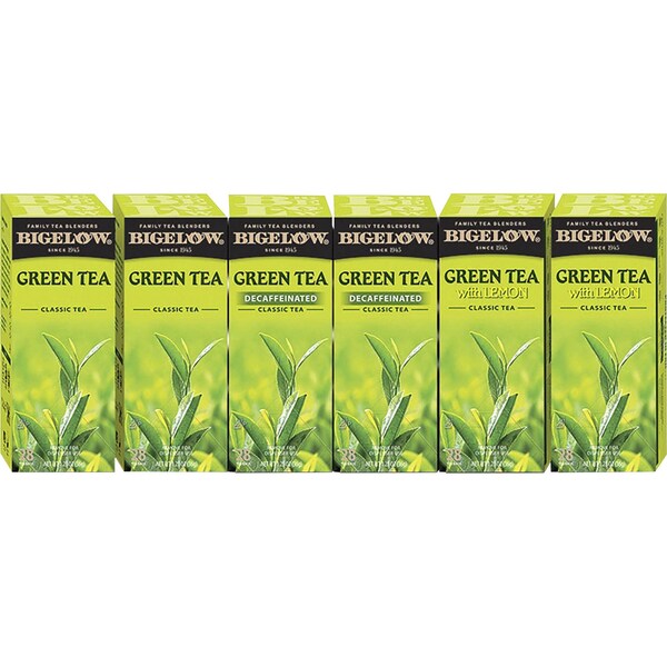 Bigelow Tea, Bags, Assorted, Green Tea, PK168 - 10578