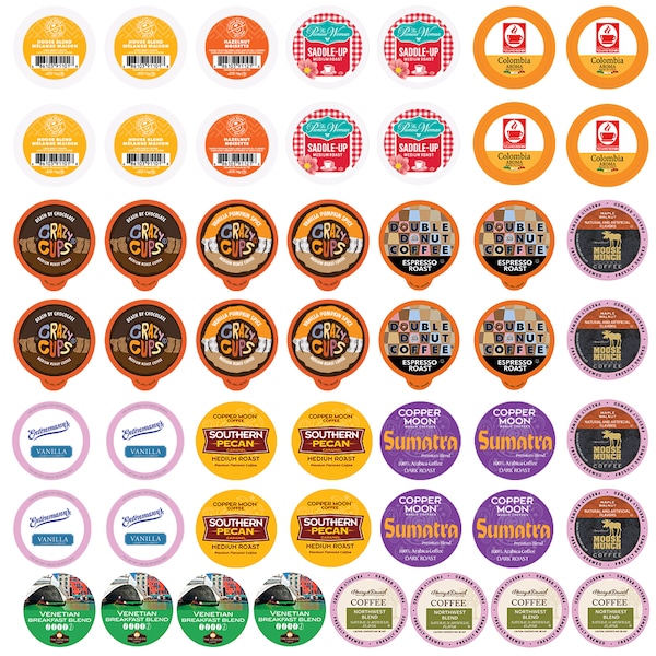 Perfect Sampler Perfect Samplers  Coffee Lovers Variety Pack -50 Count - WM-PS-COFFLOVE-50