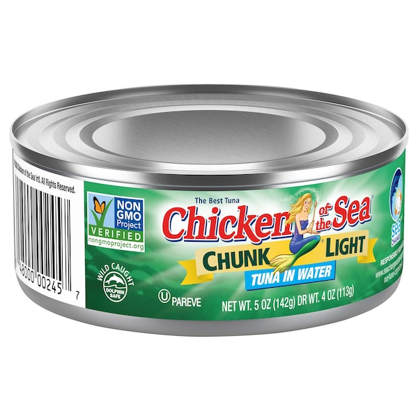 Chicken Of The Sea Chicken Of The Sea Chunk Light Tuna In Water 5 oz., PK48 - 10048000002454