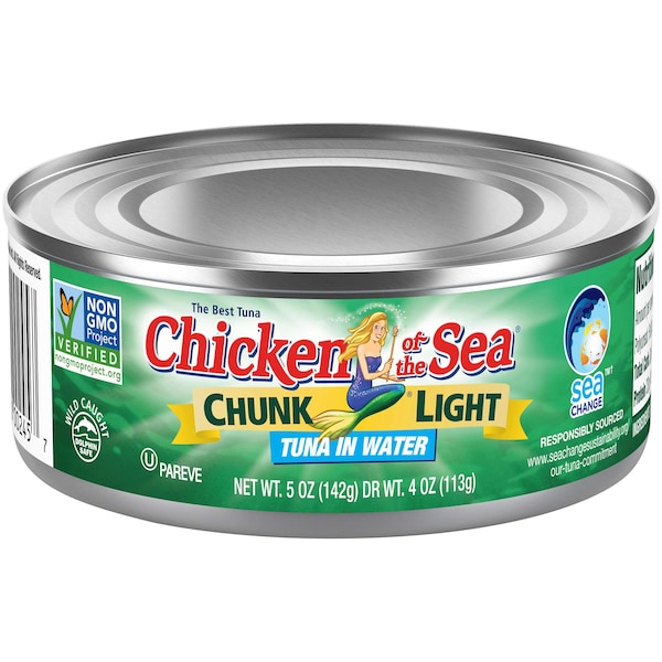 Chicken Of The Sea Chicken Of The Sea Chunk Light Tuna In Water 5 oz., PK48 - 10048000002454