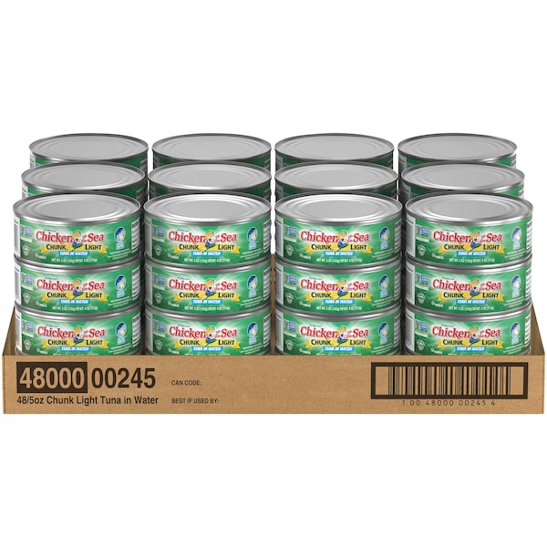 Chicken Of The Sea Chicken Of The Sea Chunk Light Tuna In Water 5 oz., PK48 - 10048000002454