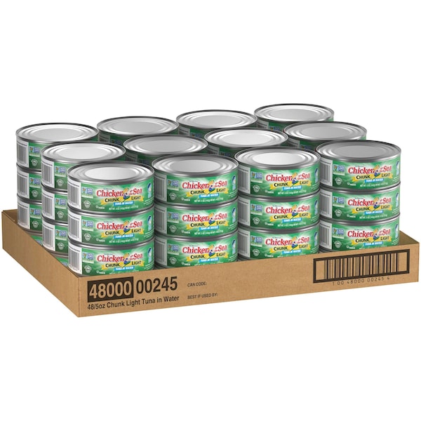 Chicken Of The Sea Chicken Of The Sea Chunk Light Tuna In Water 5 oz., PK48 - 10048000002454