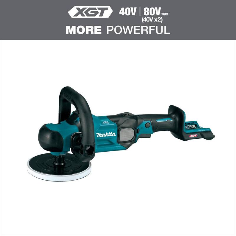 Makita 40V max XGT Pulidora inalámbrica sin escobillas de 7 pulgadas (Herramienta Únicamente) - GVP01Z