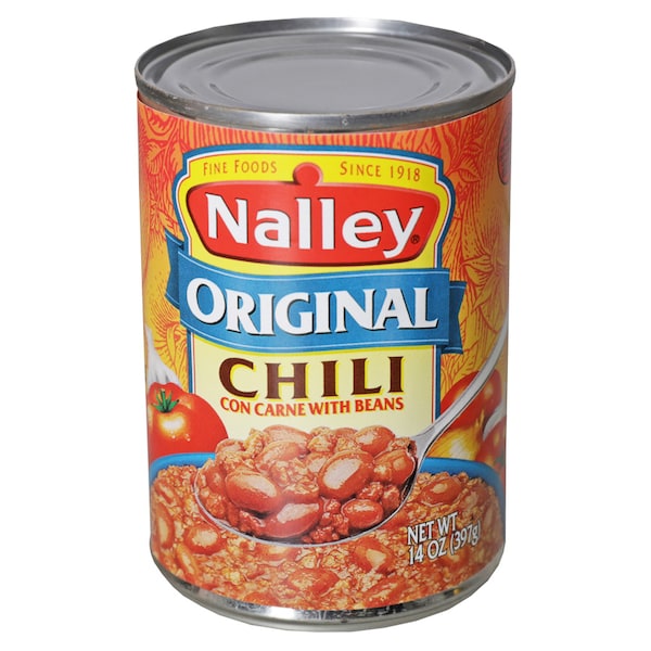Nalley Nalley Original Chili Con Carne With Bean 14 oz., PK24 - 4132124105