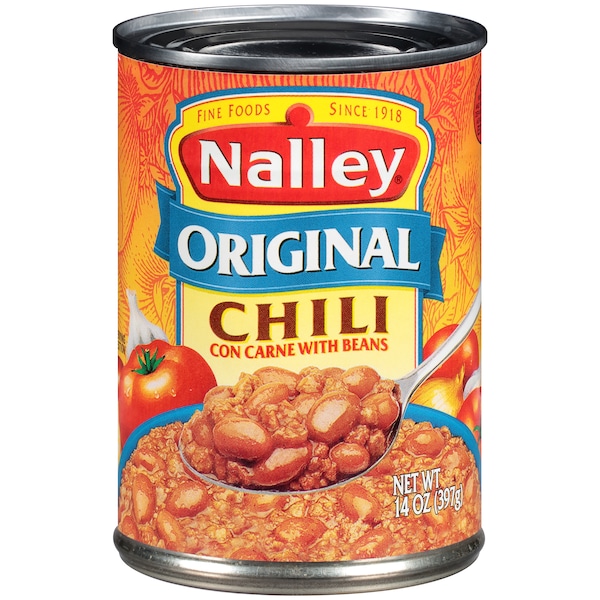 Nalley Nalley Original Chili Con Carne With Bean 14 oz., PK24 - 4132124105