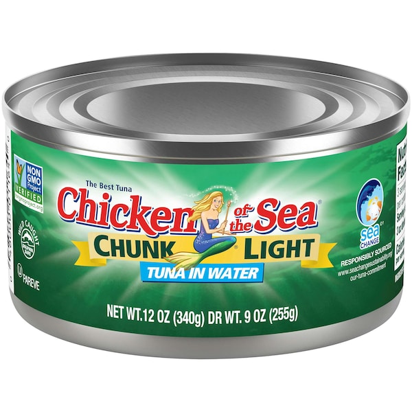 Chicken Of The Sea Chicken Of The Sea Chunk Light Tuna In Water Kosher 12 oz. Can, PK24 - 10048000011647