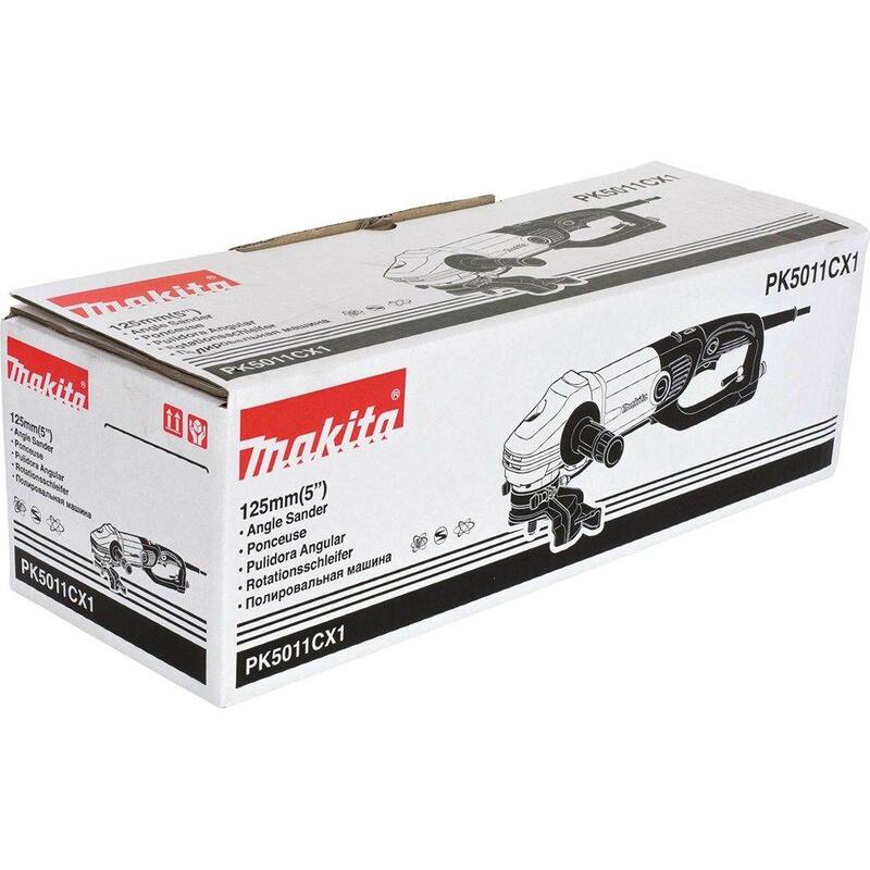 Pulidora de piedra eléctrica con cable de 11 amperes y 5 pulgadas de Makita con protector contra salpicaduras - PK5011CX1