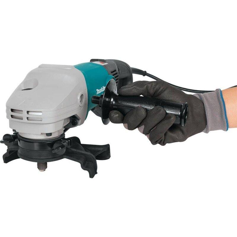 Pulidora de piedra eléctrica con cable de 11 amperes y 5 pulgadas de Makita con protector contra salpicaduras - PK5011CX1