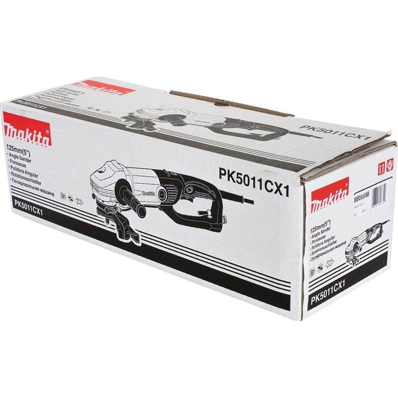 Pulidora de piedra eléctrica con cable de 11 amperes y 5 pulgadas de Makita con protector contra salpicaduras - PK5011CX1