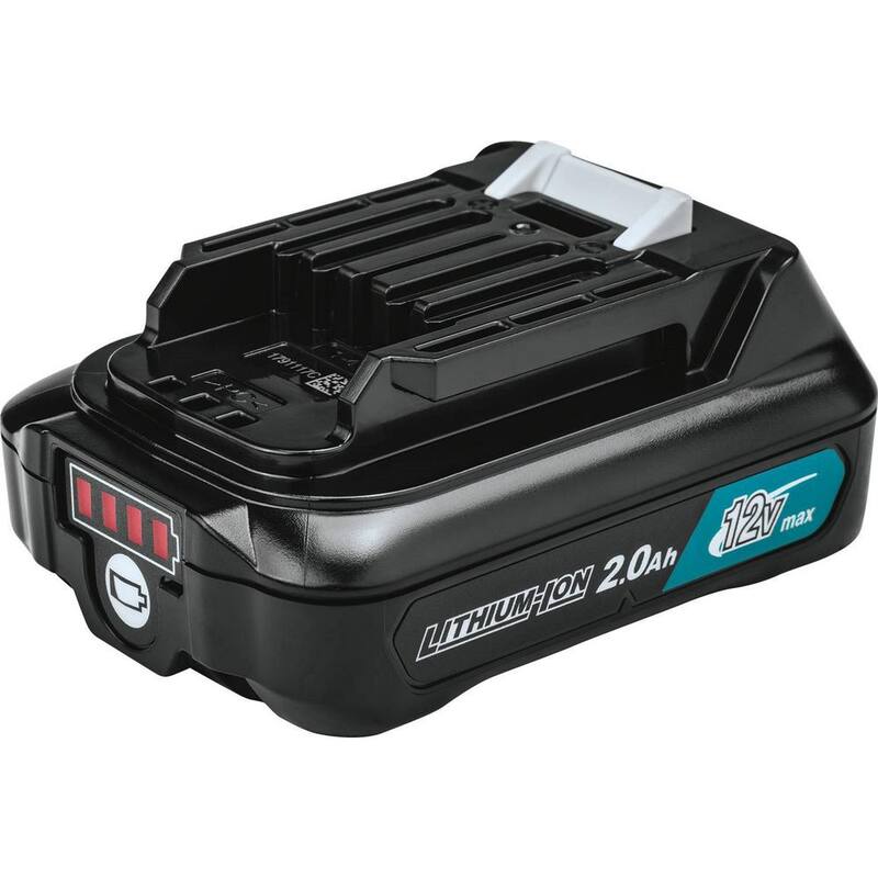 Kit de Pulidor de 3 pulgadas/Lijadora de 2 pulgadas sin escobillas de litio-ion Makita 12V max CXT, 2.0Ah - VP01R1