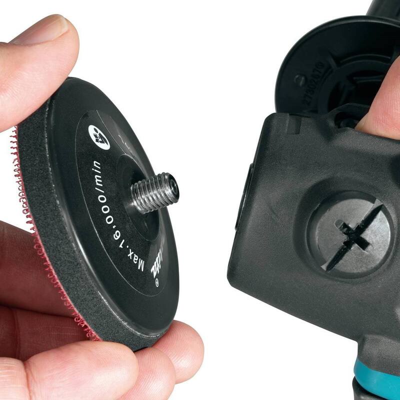 Kit de Pulidor de 3 pulgadas/Lijadora de 2 pulgadas sin escobillas de litio-ion Makita 12V max CXT, 2.0Ah - VP01R1
