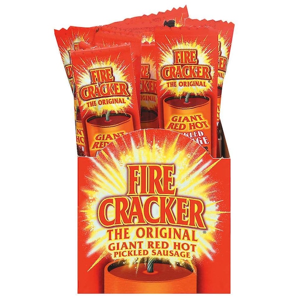Penrose Firecracker Red Hot Pickled Sausage Giant Pouch 1.7 oz., PK90 - 2620032200