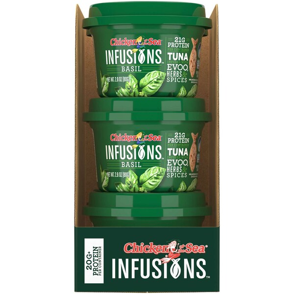 Chicken Of The Sea Chicken Of The Sea Infusions Basil Tuna 2.8 oz., PK6 - 10048000005509