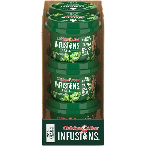 Chicken Of The Sea Chicken Of The Sea Infusions Basil Tuna 2.8 oz., PK6 - 10048000005509