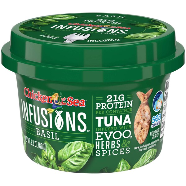 Chicken Of The Sea Chicken Of The Sea Infusions Basil Tuna 2.8 oz., PK6 - 10048000005509
