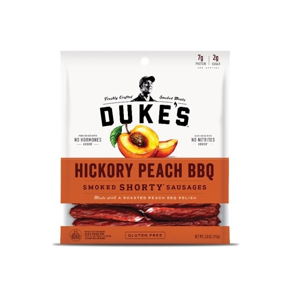 Dukes Duke's Hickory Peach BBQ Smoked Shorty Sausages 5 oz., PK8 - 1580002003