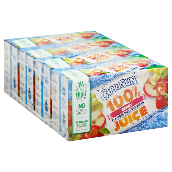 Capri Sun Capri Sun Beverage 100% Berry 60 fl. oz., PK4 - 00087684004159