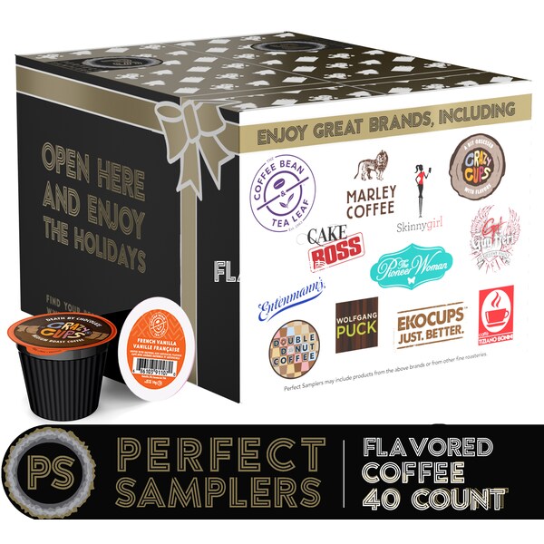 Crazy Cups Perfect Samplers Flavored Coffee Variety Pack - 40 Ct - WM-PS-FLAVOR-40