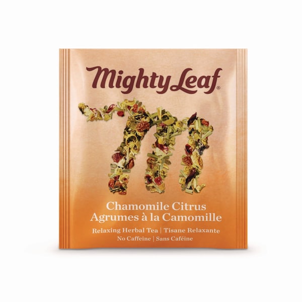 Mighty Leaf Tea Whole Leaf Tea Pouches, Chamomile Citrus, PK15 - 510136