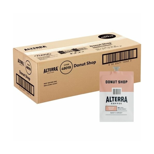 Lavazza Alterra Coffee Freshpacks, Donut Shop Blend, BK, 100PK - LAV48019