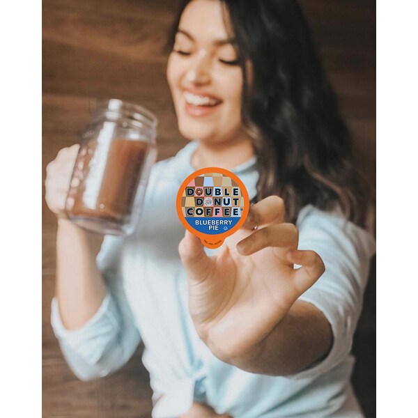 Double Donut Double Donut Flavored Coffee Blueberry-80 Ct - WM-DD-RC-BLUEBERRY-80