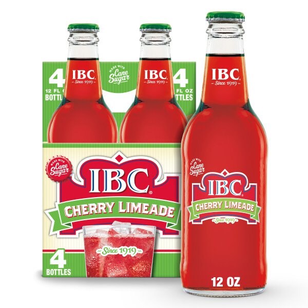 Ibc 12 oz. IBC Cherry Limeade Sugr Glass, PK24 - 10087194