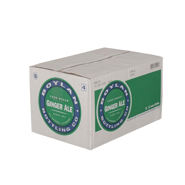 Boylan Bottling Boylan Bottling Ginger Ale Soda 12 fl. oz. Bottle, PK24 - 00760712051003