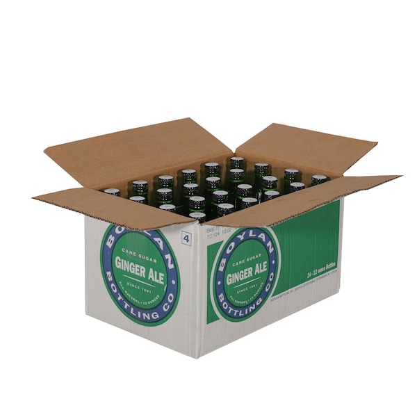 Boylan Bottling Boylan Bottling Ginger Ale Soda 12 fl. oz. Bottle, PK24 - 00760712051003