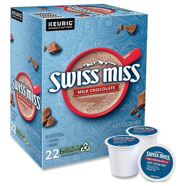 Swiss Miss Milk Chocolate Hot Cocoa K-Cups, PK22 - GMT8292