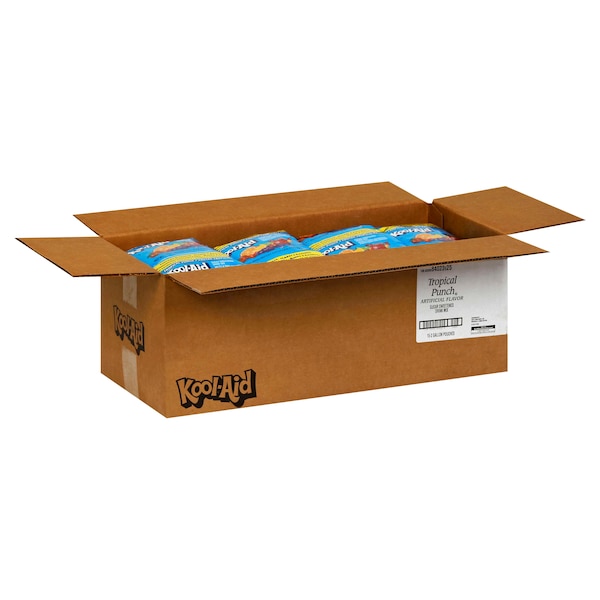 Kool-Aid Kool-Aid Tropical Punch Beverage 21.1 oz. Pouch, PK15 - 10043000840235