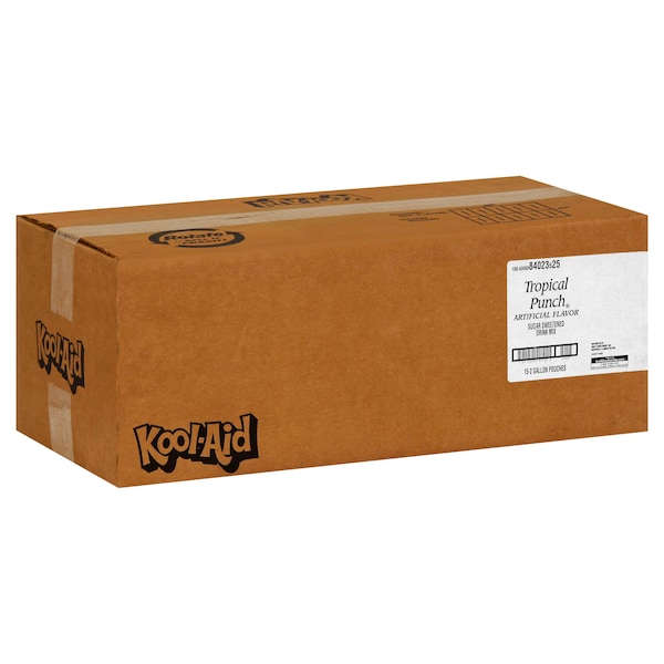 Kool-Aid Kool-Aid Tropical Punch Beverage 21.1 oz. Pouch, PK15 - 10043000840235