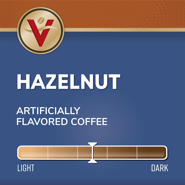 Victor Allen Victor Allen's Coffee Hazelnut, Medium Roast, 80 count, Single Serve Coffee Pods for Keurig K-Cup Brewers - FG014609RV