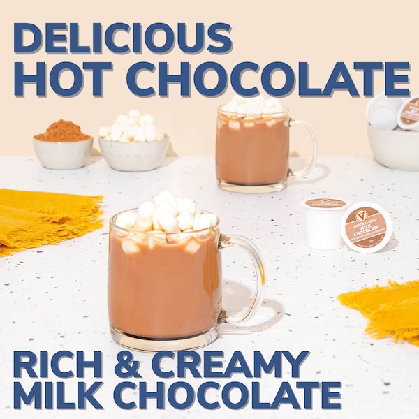 Victor Allen Victor Allen's Coffee Milk Chocolate Flavored Hot Cocoa Mix, 42 Count, Single Serve K-Cup Pods for Keurig K-Cup Brewers - FG015879RV