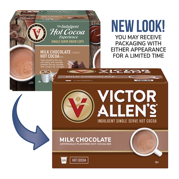 Victor Allen Victor Allen's Coffee Milk Chocolate Flavored Hot Cocoa Mix, 42 Count, Single Serve K-Cup Pods for Keurig K-Cup Brewers - FG015879RV