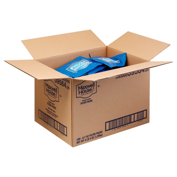 Maxwell House Maxwell House Filter Pack Ground Coffee .7 oz., PK100 - 00043000395646