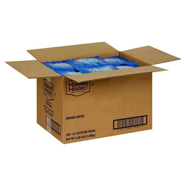 Maxwell House Maxwell House Filter Pack Ground Coffee .7 oz., PK100 - 00043000395646