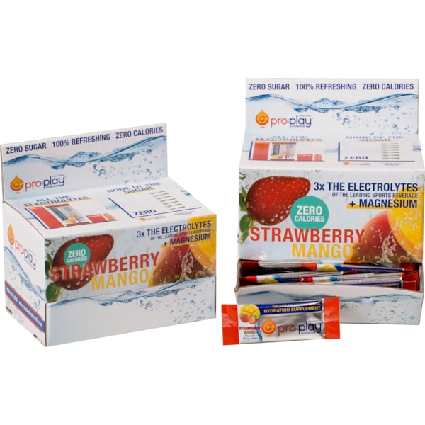 Hydration Health Products Pro:play Hydration Powder, Strawberry Mango, PK100 - 31137