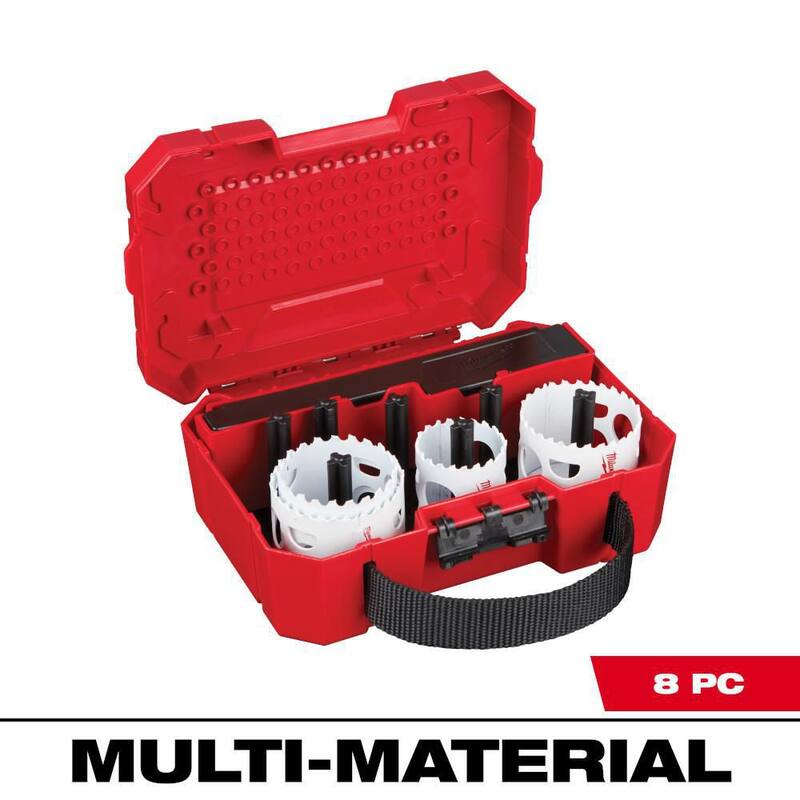 Juego de sierra perforadora bimetálica Hole Dozer de Milwaukee (8 piezas) - 49-22-4019.