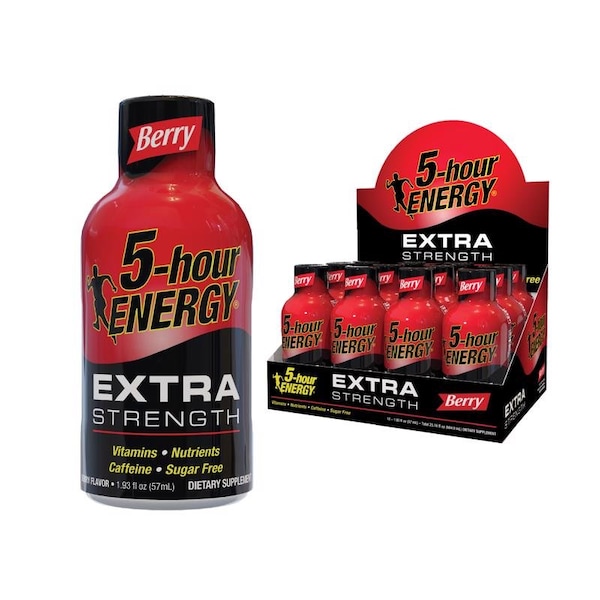 5 Hour Energy 5-hour Energy Extra Strength Sugar Free Berry Energy Shot 1.93 oz - 718128