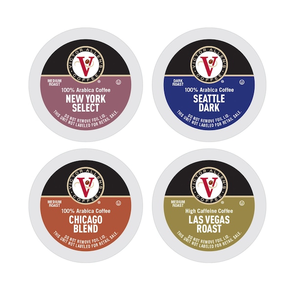 Victor Allen Victor Allen's Coffee Across America Variety Pack, 96 Count, Single Serve Coffee Pods for Keurig K-Cup Brewers - FG017432