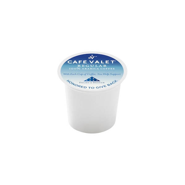 Cafe Valet Folds of Honor Single-Serve Coffee Capsules, Regular, 80 Coffee Pods - DM-60002156