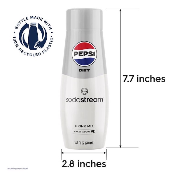 Sodastream SodaStream Diet Pepsi Soda Mix 440 ml 1 pk - 1924217010