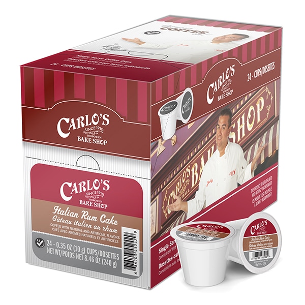 Carlos Bake Shop Italian Rum Cake, Single Serve Cup, PK96 - SNCB5242