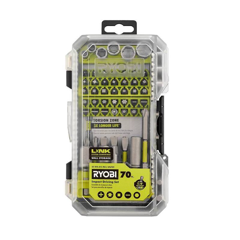 Juego de conducción con clasificación de impacto de RYOBI (70 piezas) - A967001