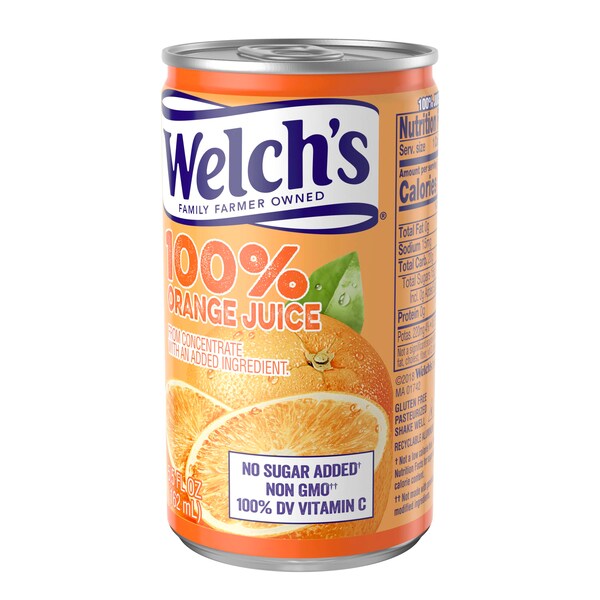 Welchs Welch's 100% Orange Juice 5.5 fl. oz., PK48 - WPD28100