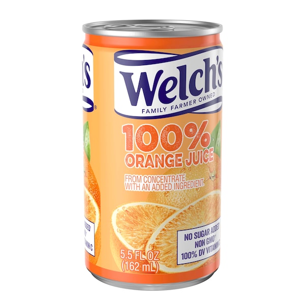 Welchs Welch's 100% Orange Juice 5.5 fl. oz., PK48 - WPD28100
