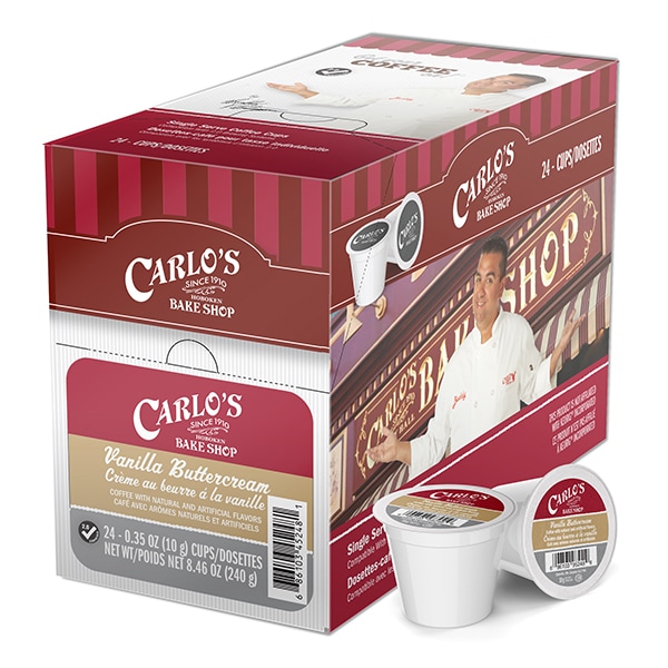 Carlos Bake Shop Vanilla Buttercream, Single Serve Cup, PK96 - SNCB5248