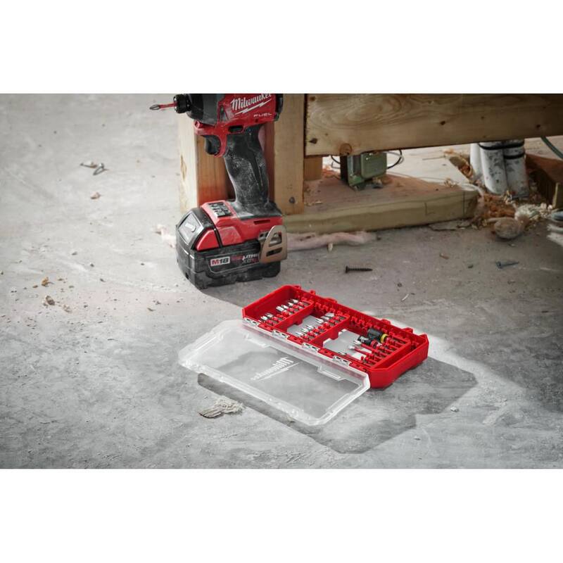 Juego de puntas de desarmador de acero aleado Milwaukee SHOCKWAVE Impact Duty (25 piezas) - 48-32-4095
