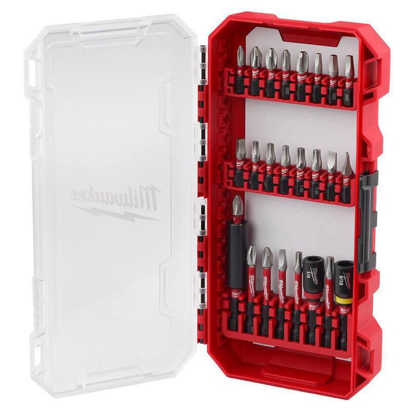 Juego de puntas de desarmador de acero aleado Milwaukee SHOCKWAVE Impact Duty (25 piezas) - 48-32-4095