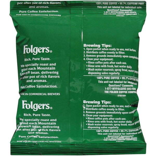 Folgers Folgers Decaffeinated Coffee Urn 5.4 oz., PK30 - 2550006218